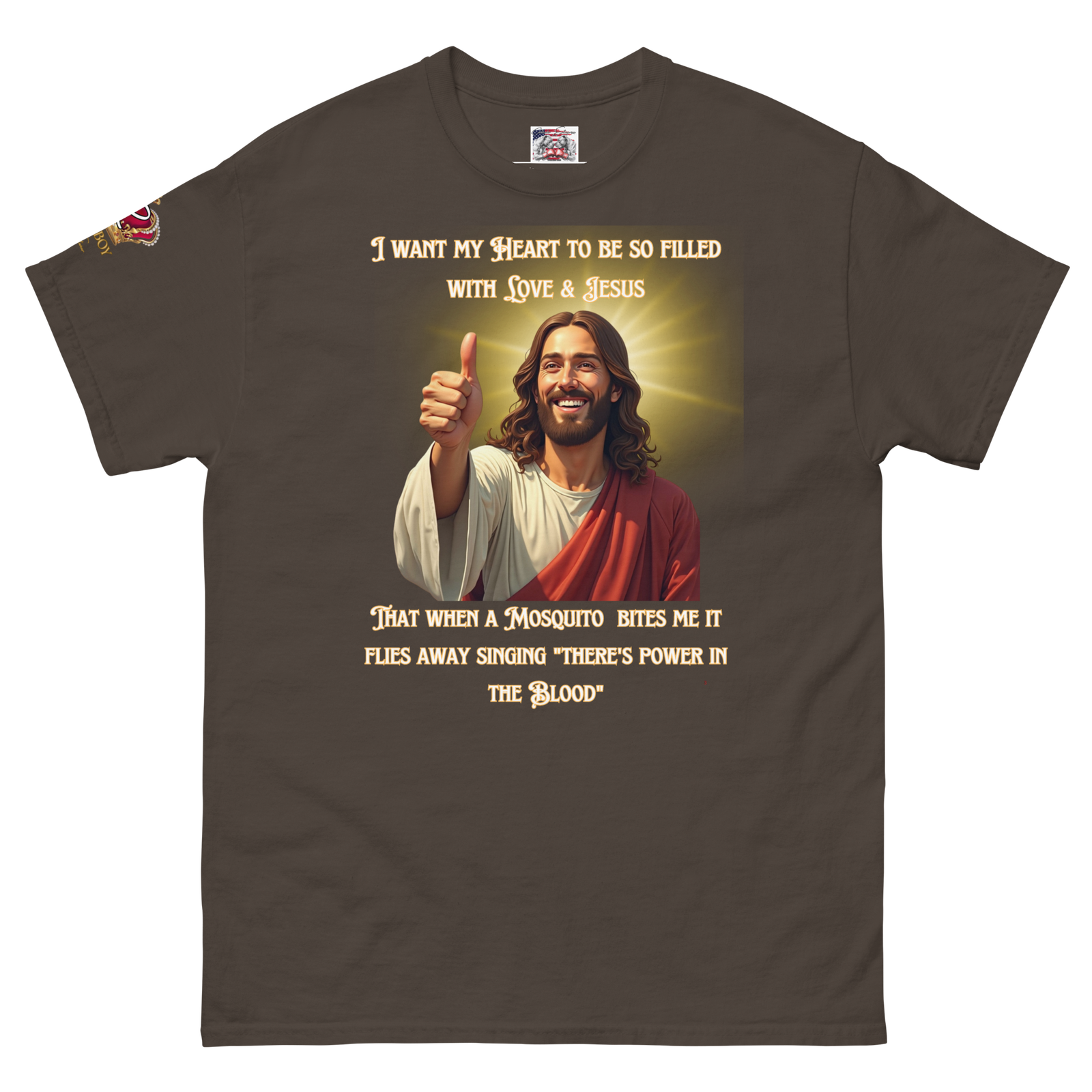 RowdybBoy "Heart Filled With Love & Jesus" Unisex Classic Tee