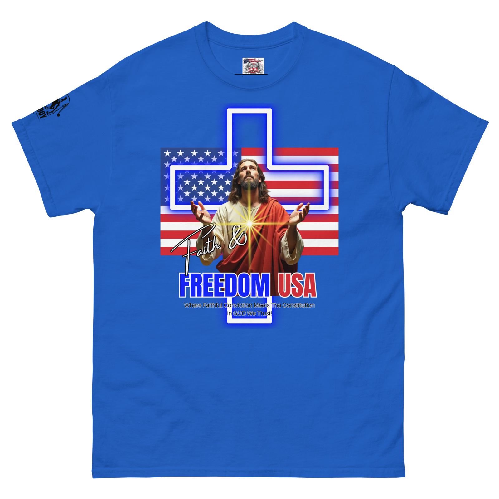 Rowdy Boy "Faith & Freedom USA" Unisex Classic Tee