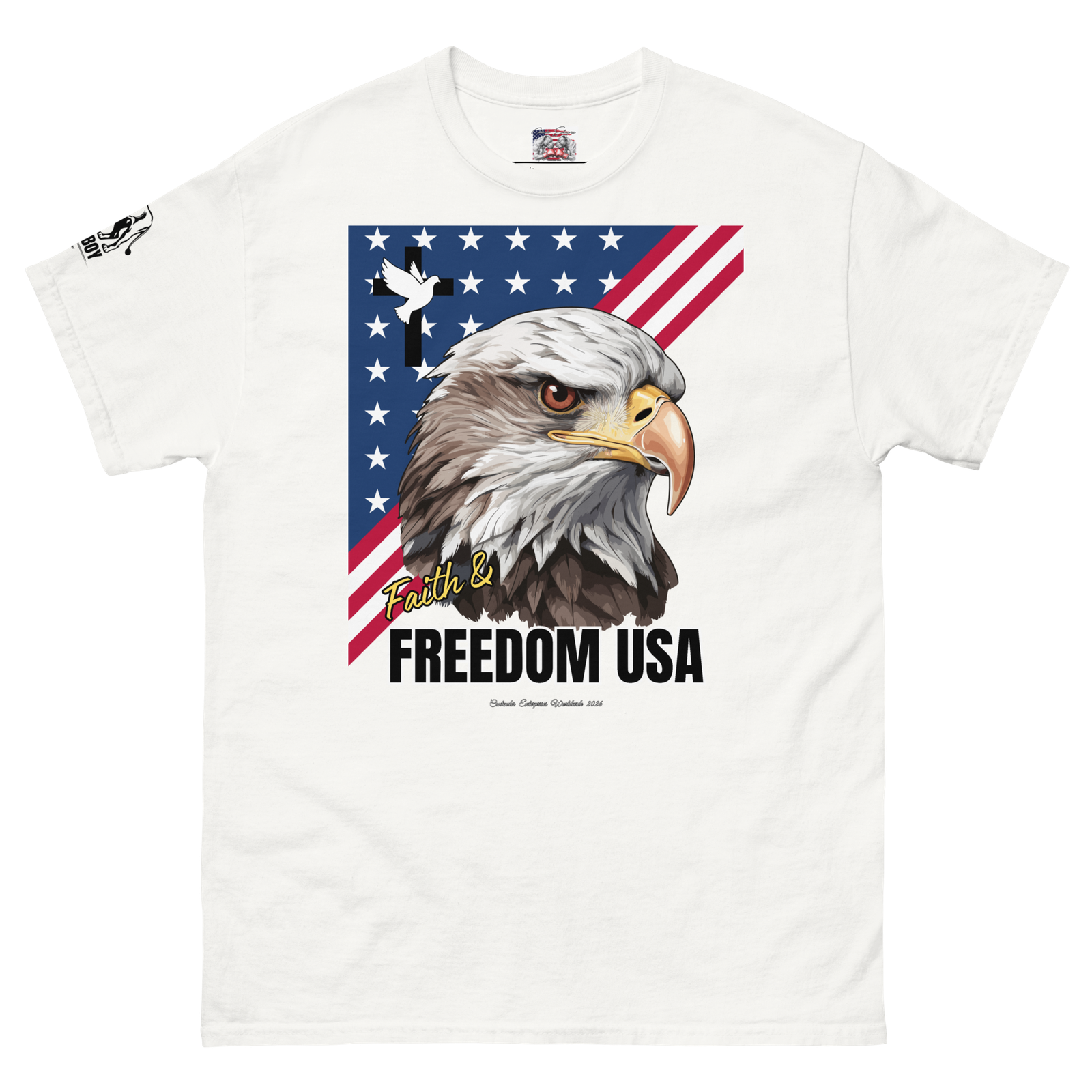 Rowdy Boy "Faith & Freedom USA" (Eagle) Unisex Classic Tee