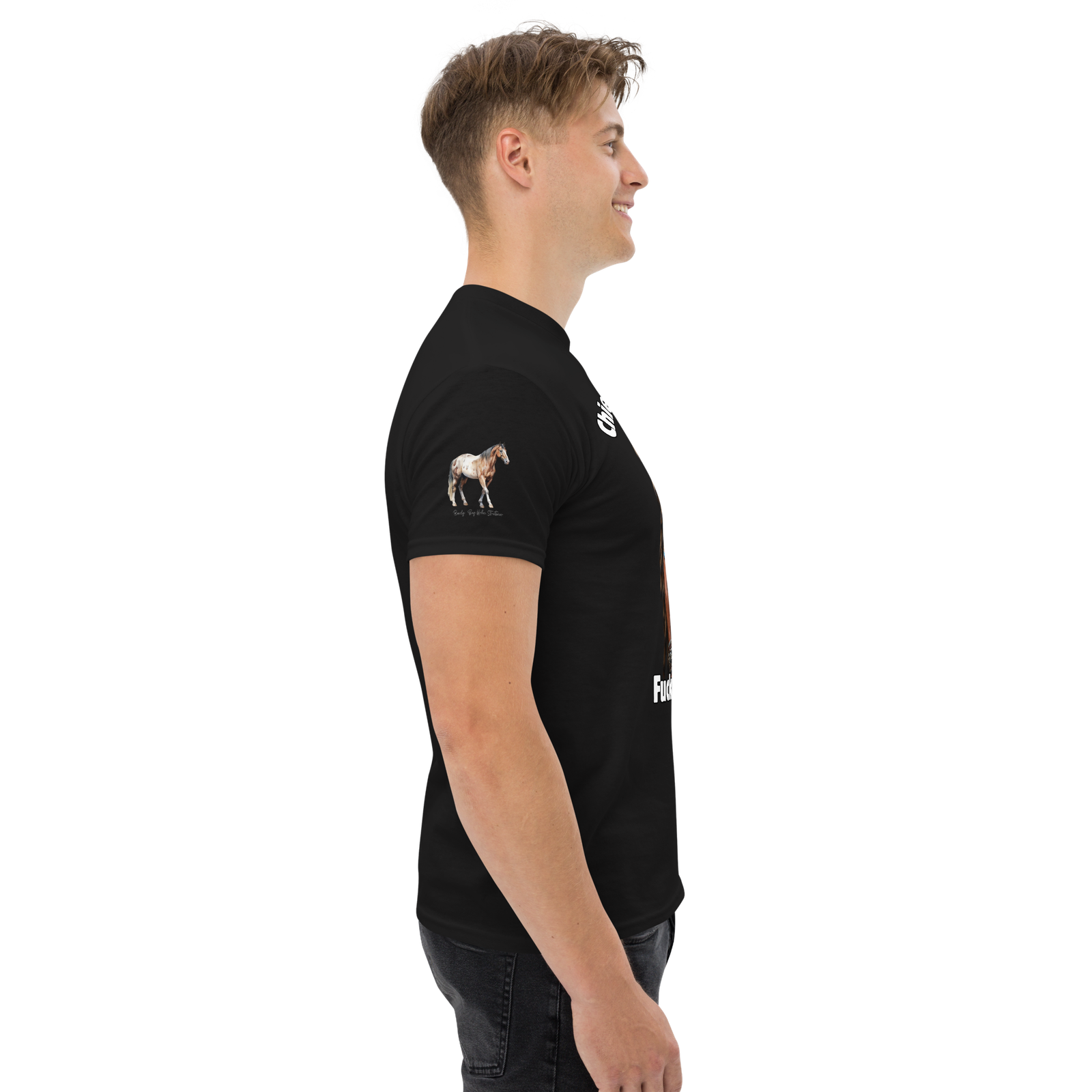 Rowdy Boy "Chief Haddalottapussy" Men's Classic Tee - Image 14