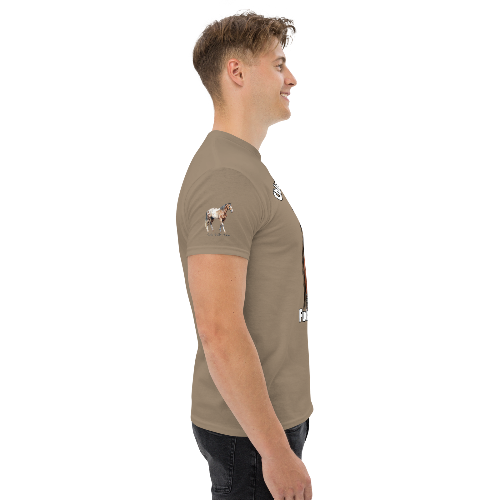 Rowdy Boy "Chief Haddalottapussy" Men's Classic Tee - Image 99