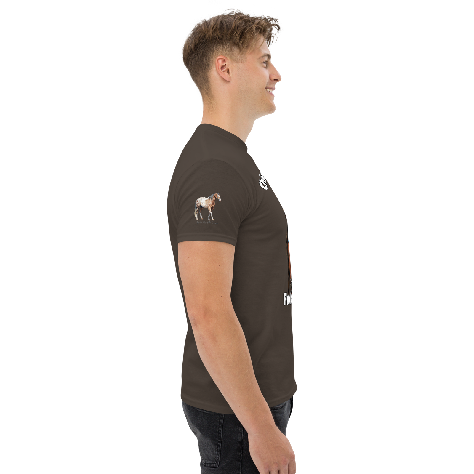 Rowdy Boy "Chief Haddalottapussy" Men's Classic Tee - Image 46
