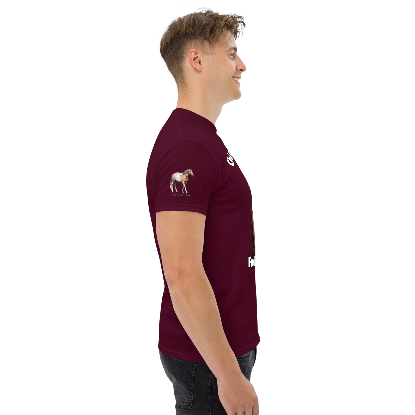 Rowdy Boy "Chief Haddalottapussy" Men's Classic Tee - Image 3