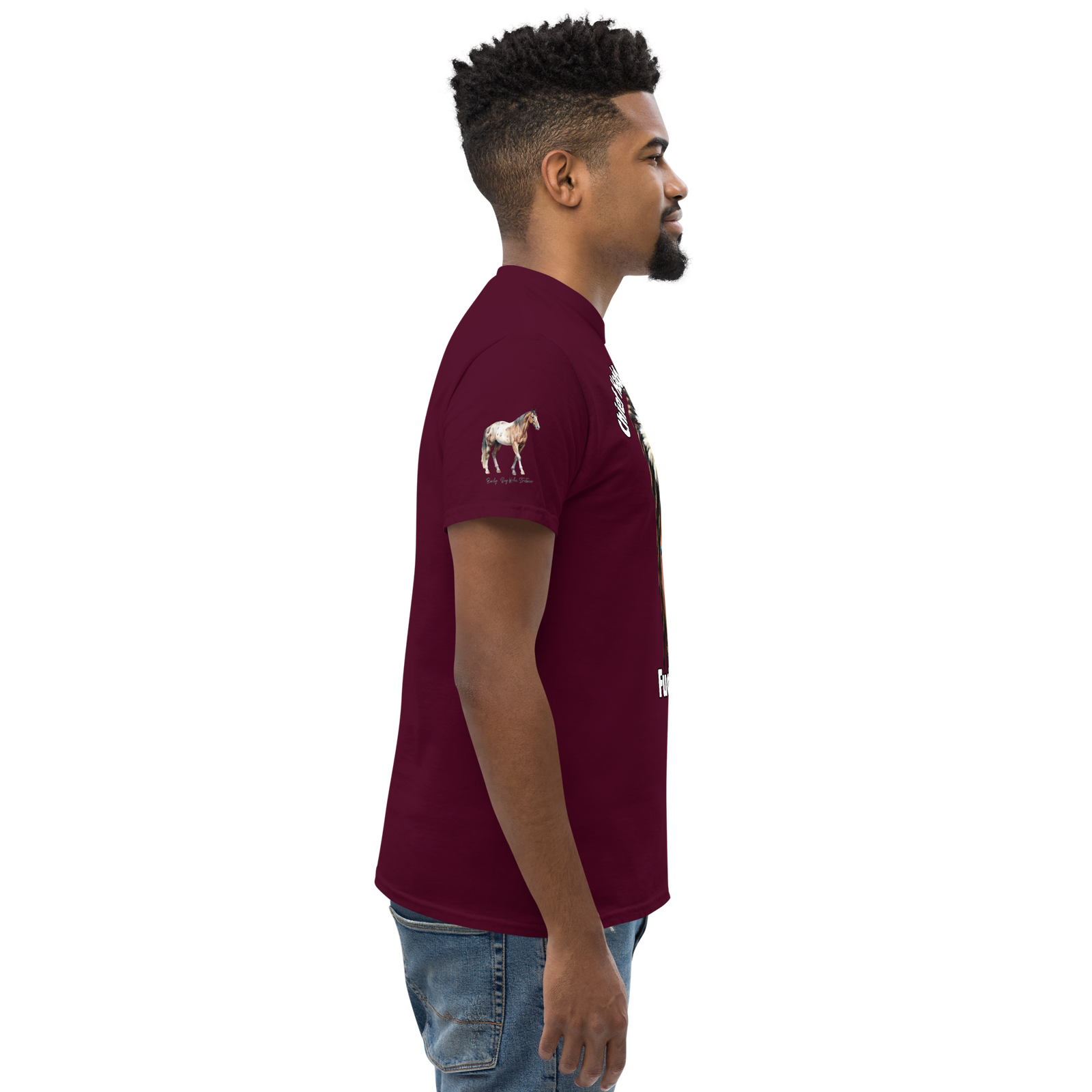Rowdy Boy "Chief Haddalottapussy" Men's Classic Tee - Image 6
