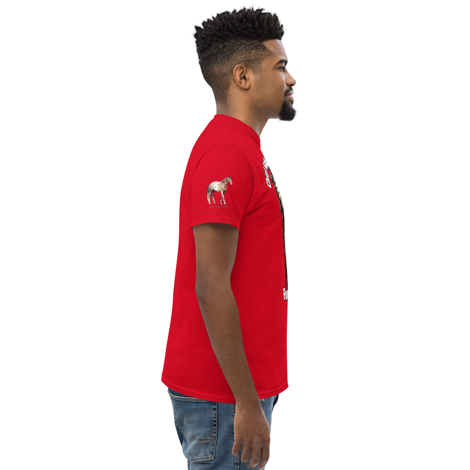 Rowdy Boy "Chief Haddalottapussy" Men's Classic Tee - Image 38