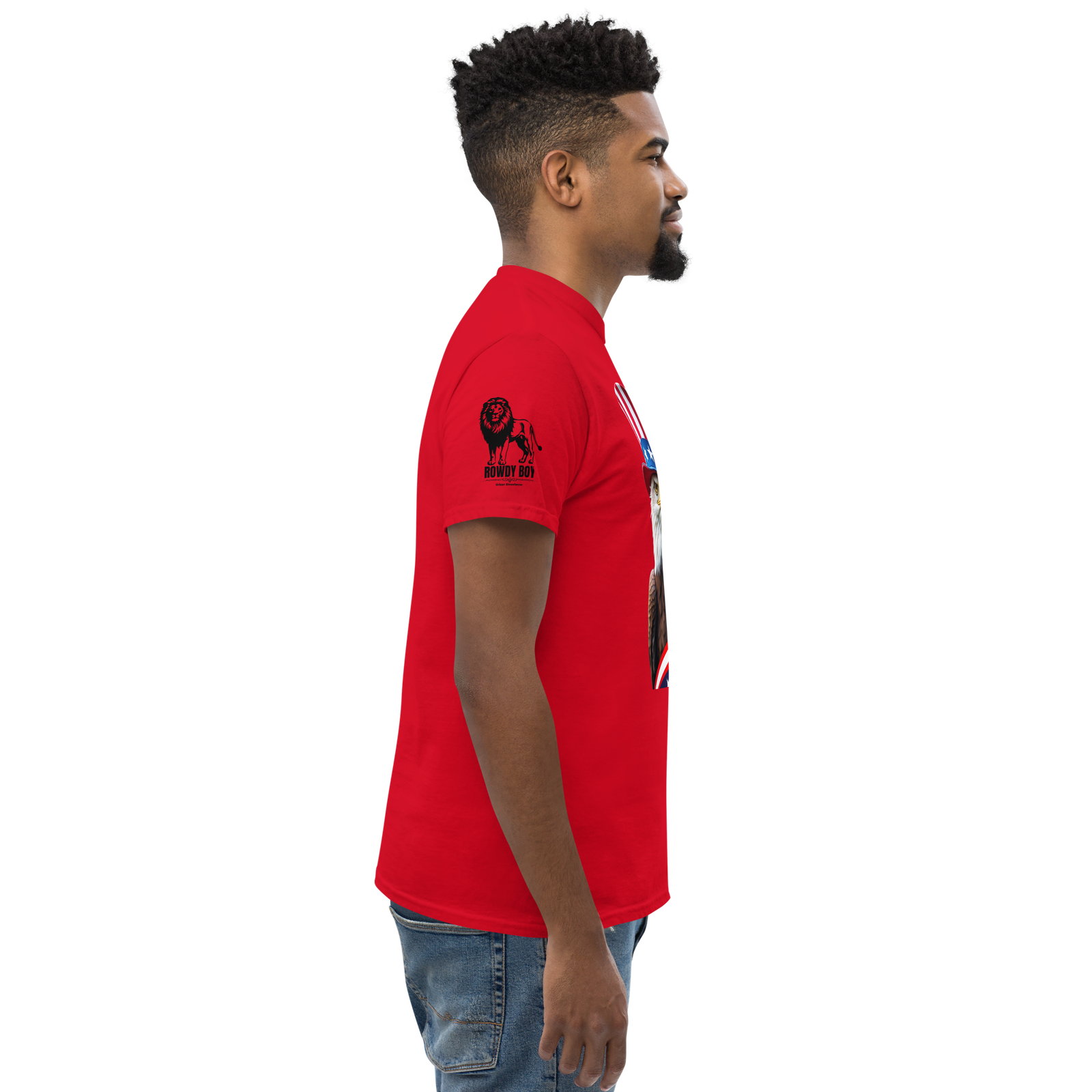 Rowdy Boy "America, A Country So GREAT Even It's Haters Won't Leave" Unisex Classic Tee - Image 6