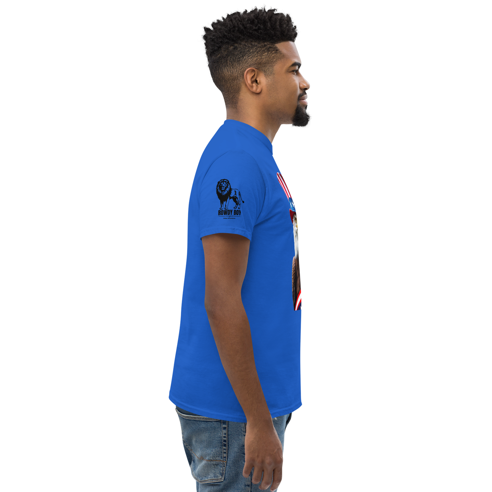 Rowdy Boy "America, A Country So GREAT Even It's Haters Won't Leave" Unisex Classic Tee - Image 19