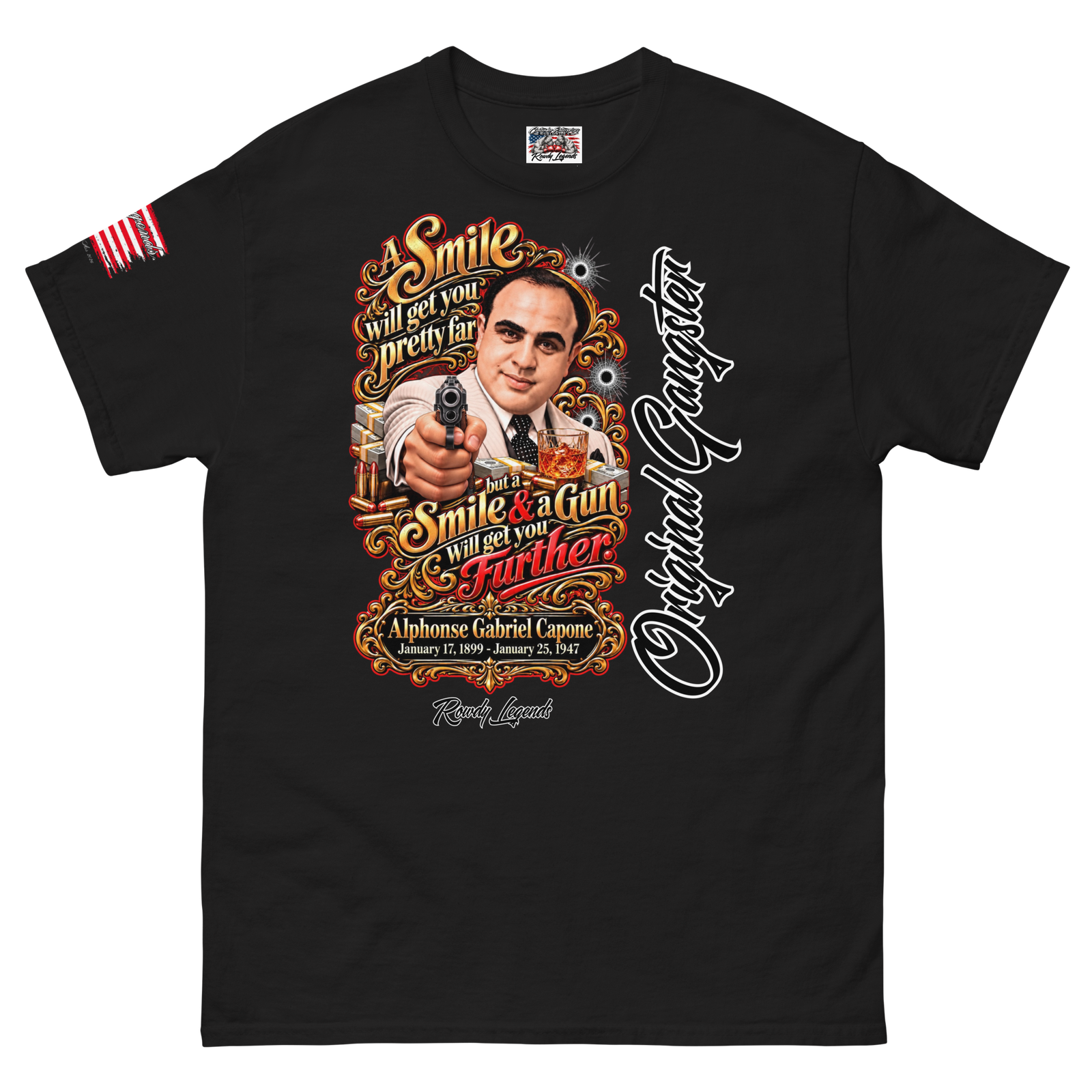Rowdy Legends "Al Capone" Unisex Classic Tee