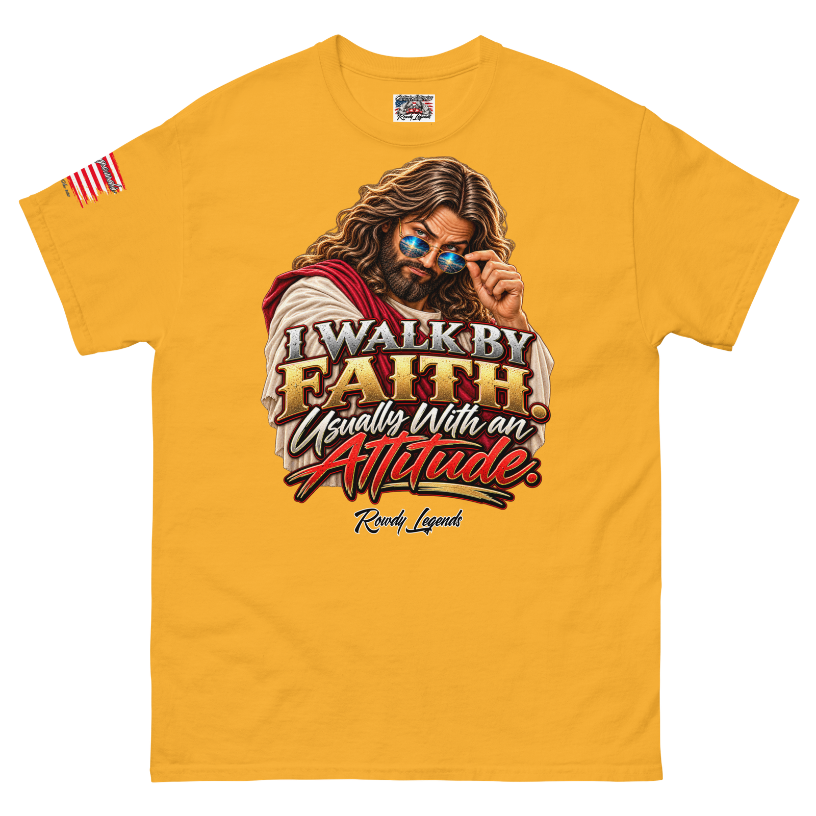 Rowdy Legends "Walk By Faith" Unisex Classic Tee