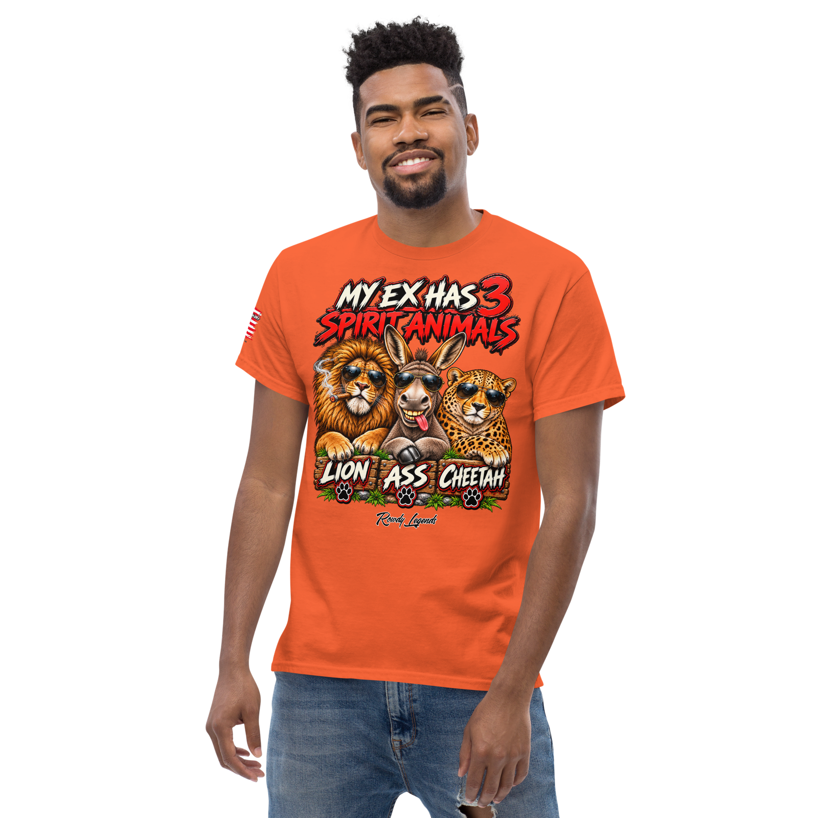 Rowdy Legends "My Ex's 3 Animal Spirits" Unisex Classic Tee - Image 61