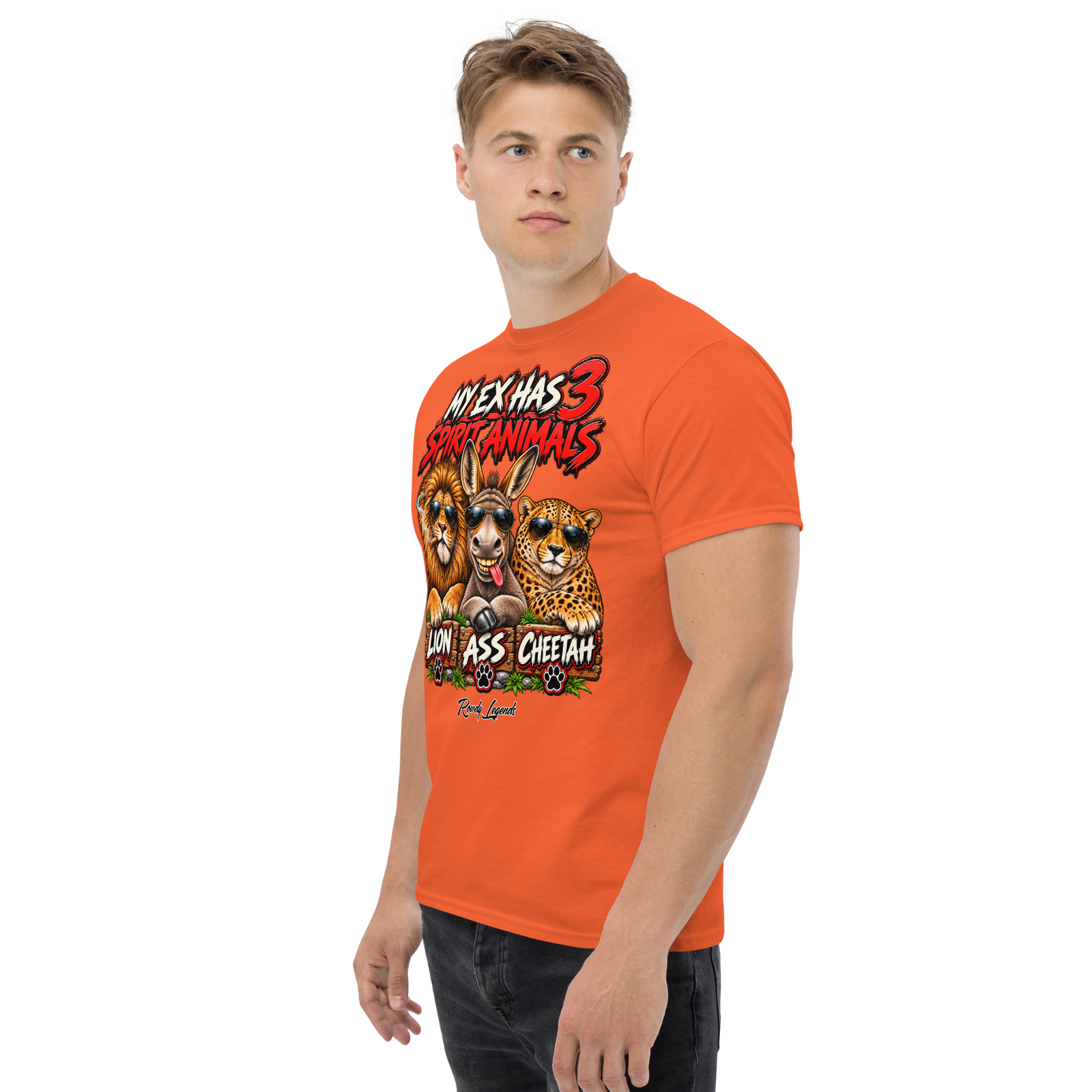 Rowdy Legends "My Ex's 3 Animal Spirits" Unisex Classic Tee - Image 51