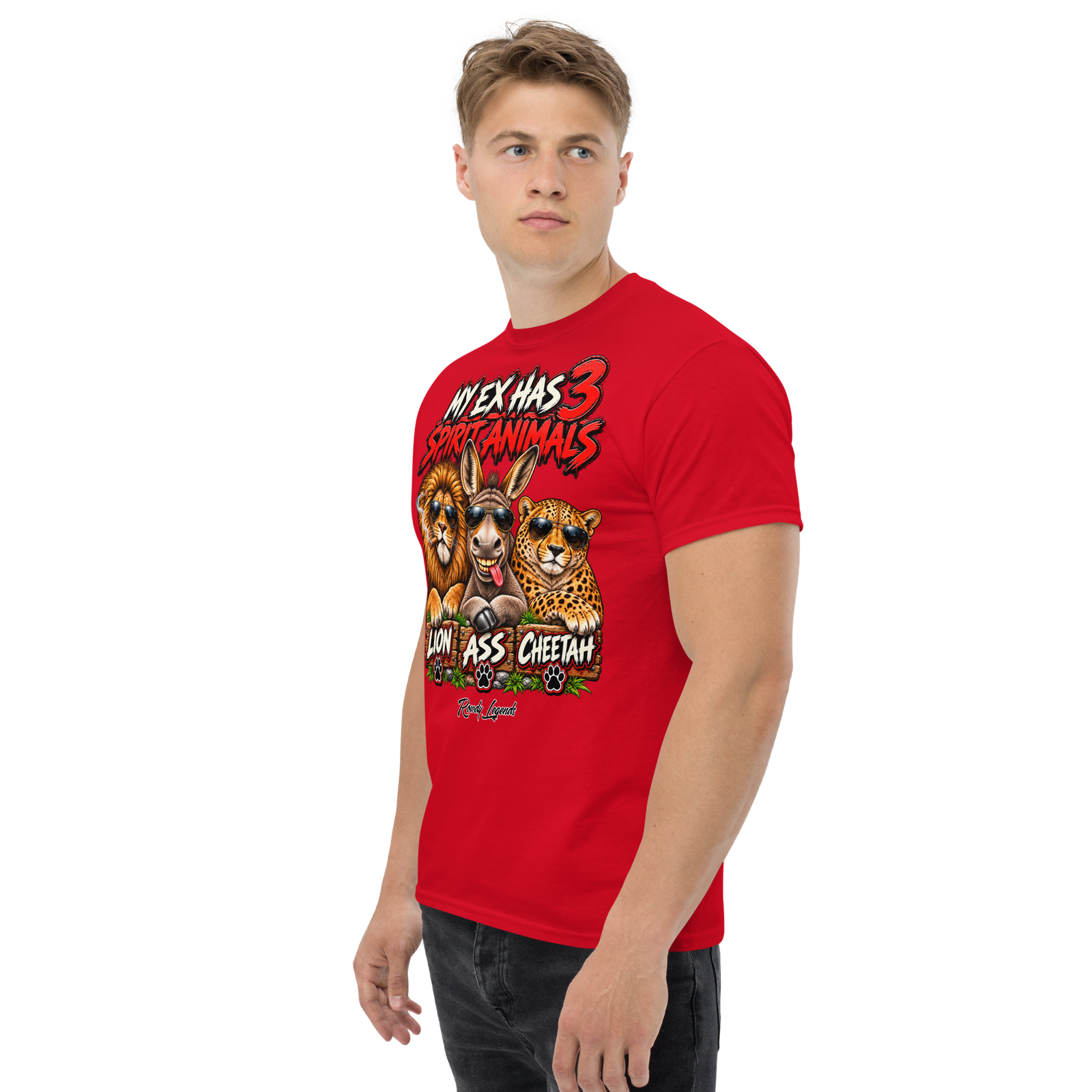 Rowdy Legends "My Ex's 3 Animal Spirits" Unisex Classic Tee - Image 16