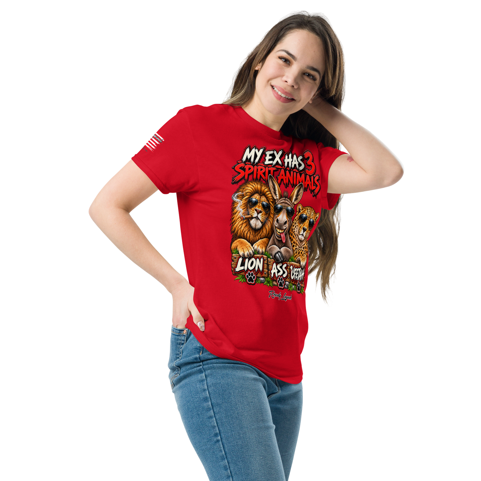 Rowdy Legends "My Ex's 3 Animal Spirits" Unisex Classic Tee - Image 22