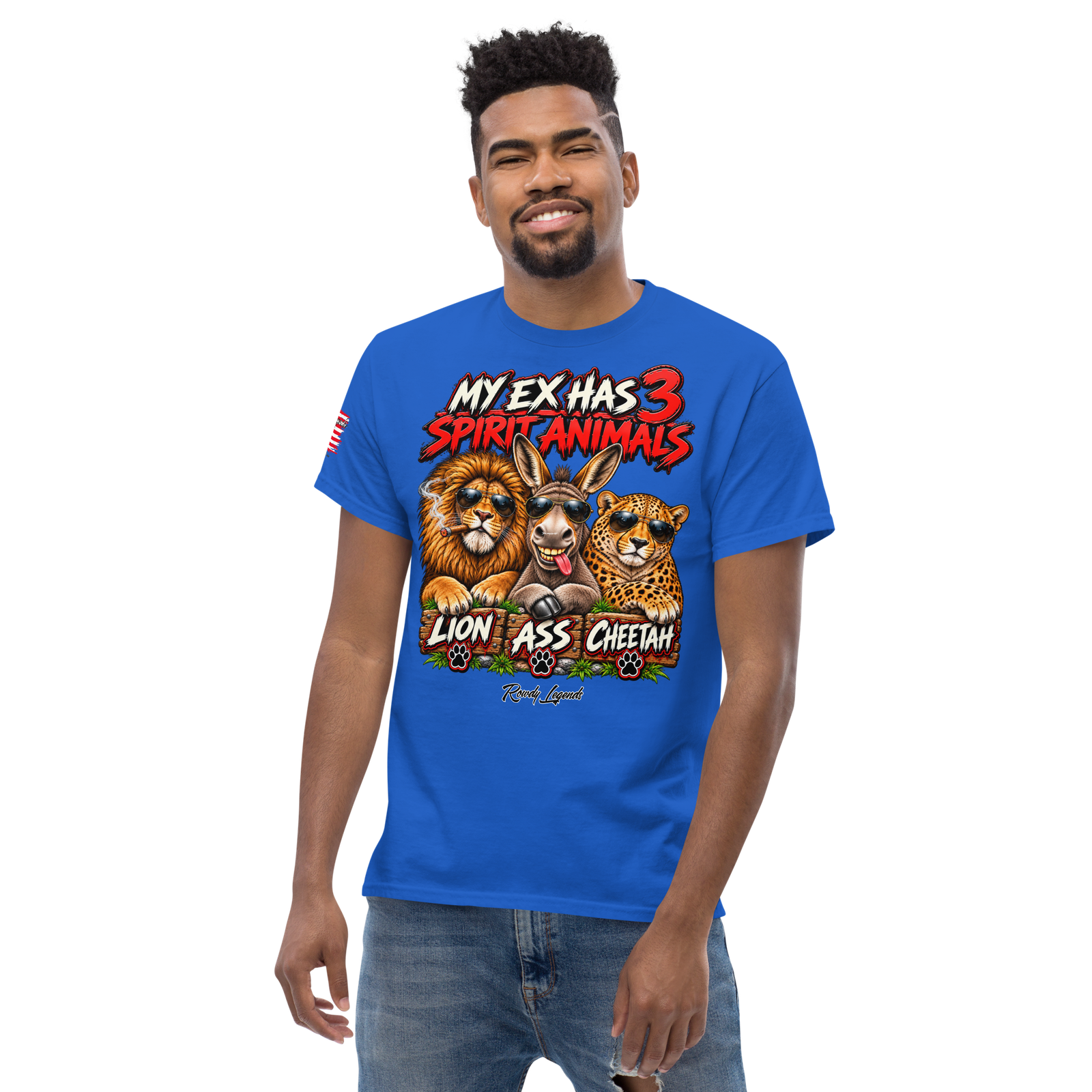 Rowdy Legends "My Ex's 3 Animal Spirits" Unisex Classic Tee - Image 37