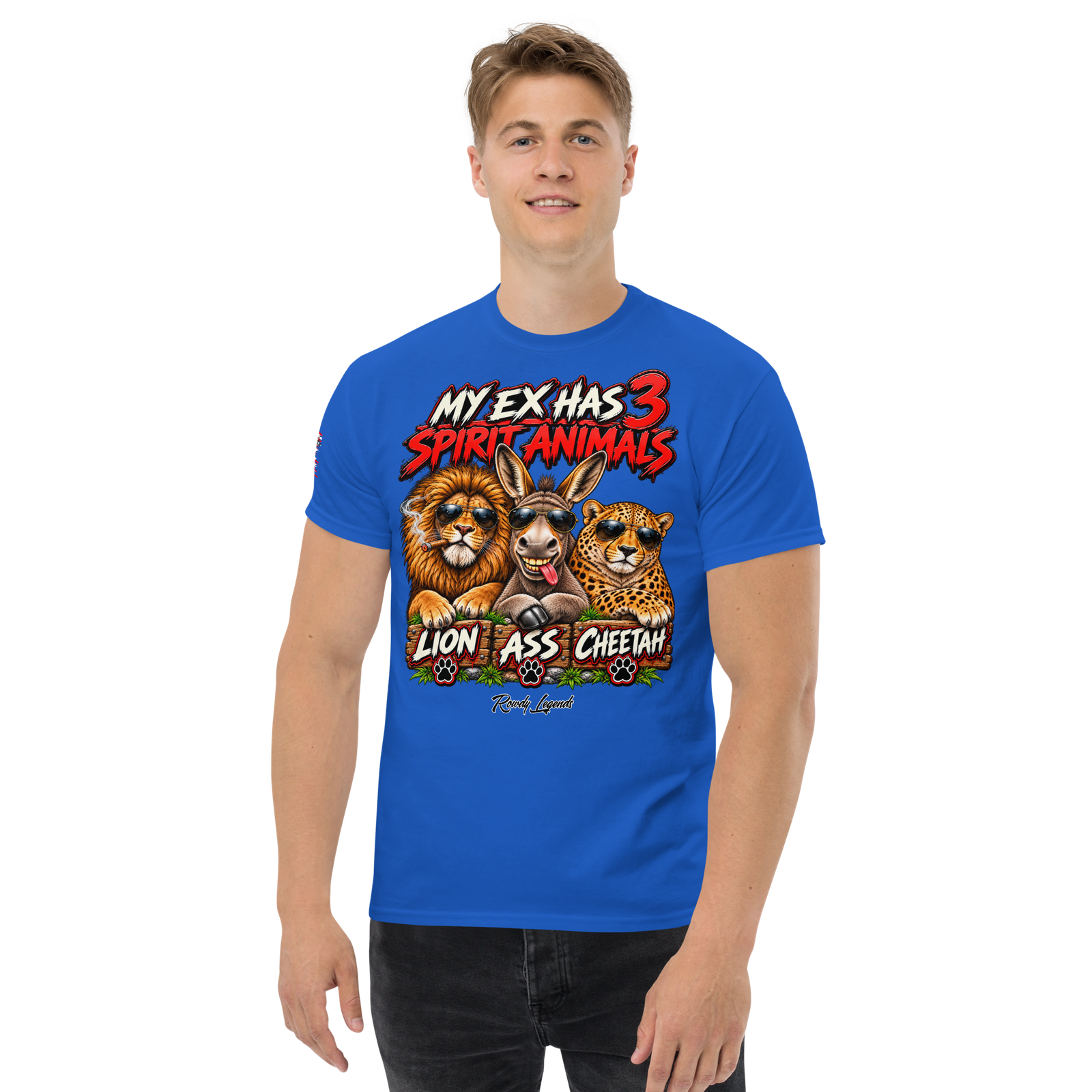 Rowdy Legends "My Ex's 3 Animal Spirits" Unisex Classic Tee - Image 36