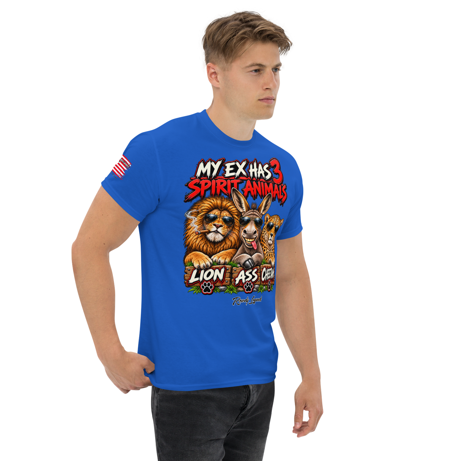 Rowdy Legends "My Ex's 3 Animal Spirits" Unisex Classic Tee - Image 26