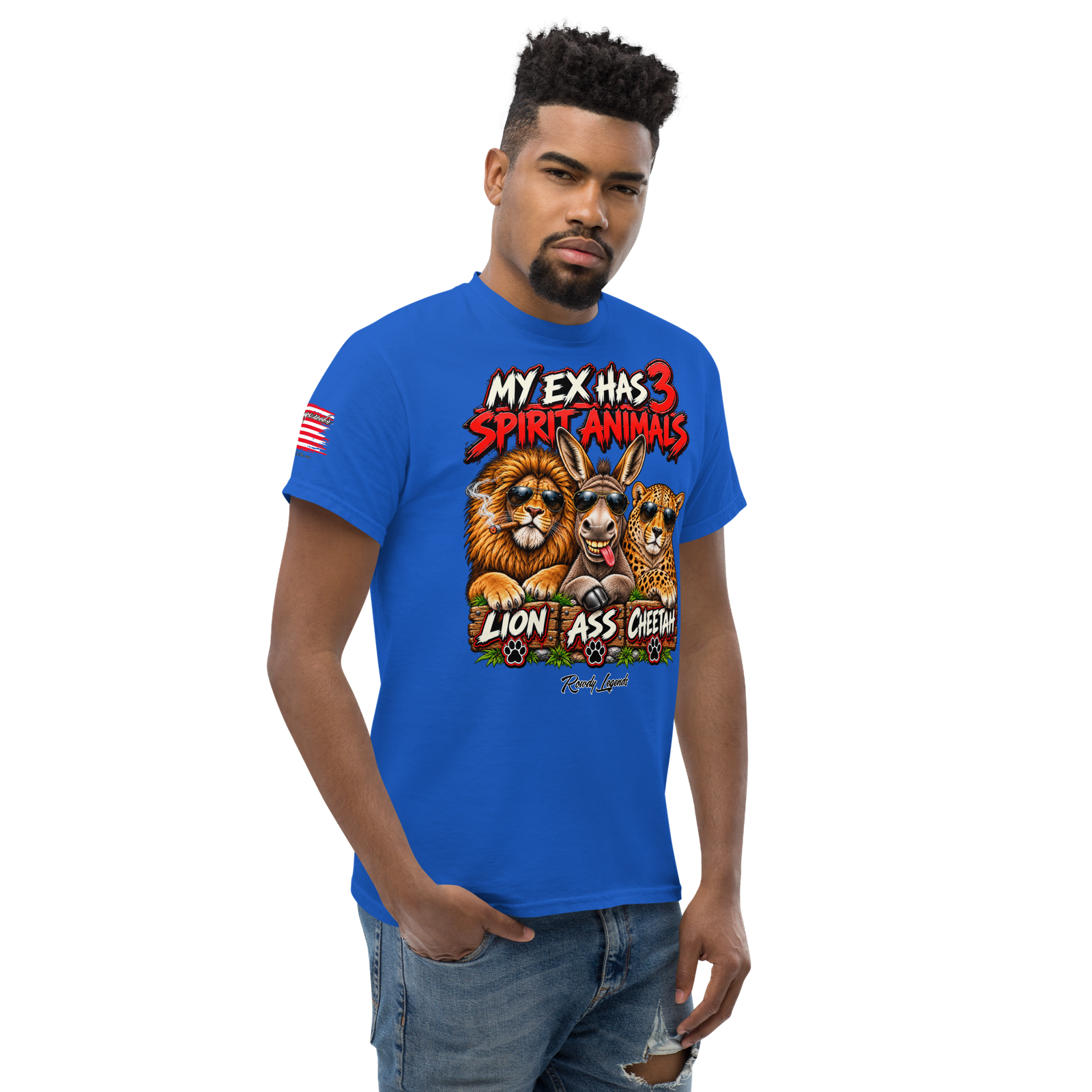 Rowdy Legends "My Ex's 3 Animal Spirits" Unisex Classic Tee - Image 29