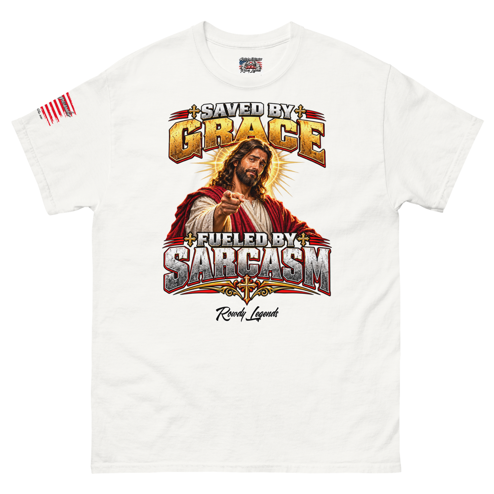 Rowdy Legends "Saved By Grace" Unisex Classic Tee
